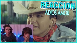 ARGENTINOS REACCIONAN A Christian Nodal  Adiós Amor Video Oficial [upl. by Ahsil]