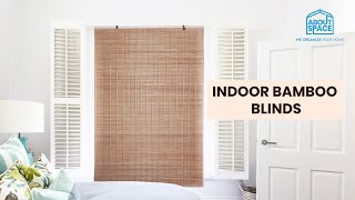 About Space Indoor Bamboo Blinds [upl. by Fontes]