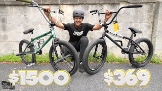 Does An Expensive Bike Make You A Better rider 1500 BMX vs 369 BMX [upl. by Isewk797]