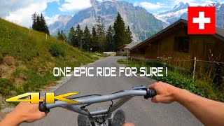 Mountain Carts Grindelwald First Switzerland 4K 60p 🇨🇭 [upl. by Tommy]