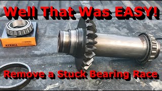 Easy Way to Remove a Stuck Bearing Race [upl. by Nahoj418]