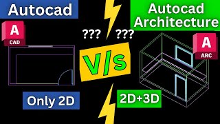 AutoCAD vs AutoCAD Architecture 2025  Live Comprehensive Comparison [upl. by Bein]