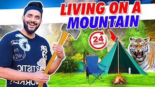 Surviving 24 HOURS on top of a MOUNTAIN [upl. by Niarfe]