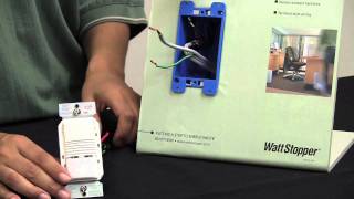 Wattstopper How to Installing a PW100 Passive Infrared Wall Switch Sensor [upl. by Norok]