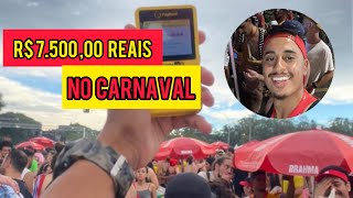 Esse foi o meu resultado VENDENDO bebidas na RUA no CARNAVAL🔥💰🚀 [upl. by Alilahk]