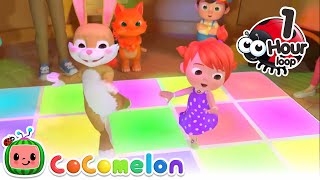 Looby Loo Song  Cocomelon  Full 1 HOUR LOOP [upl. by Shumway]