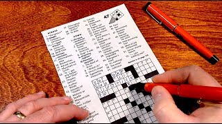 Crossword Puzzle 11  Sleepy ASMR [upl. by Koball]