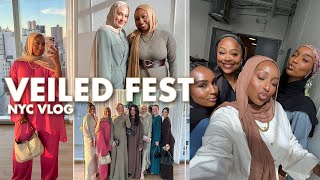 Your Fave Muslim Influencers Take NYC  Veiled Fest Vlog  Aysha Harun [upl. by Morehouse615]