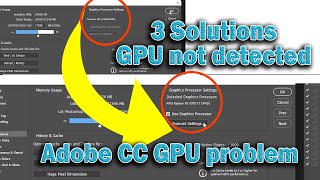 Solution on GPU not detected on CC 2021 Adobe Photosop with Windows 11 [upl. by Frederigo]