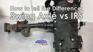 Swing Axle vs IRS Transmissions  How to tell the difference  Air cooled VW Tech Tips [upl. by Nirrol930]