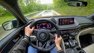 2022 Acura MDX Type S  POV First Drive Binaural Audio [upl. by Ellennoj601]