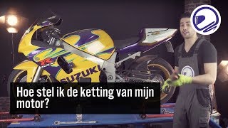 Hoe stel ik de ketting van mijn motor [upl. by Kalagher]