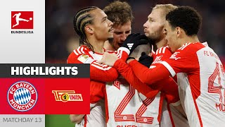 FC Bayern München  Union Berlin 10  Highlights  Matchday 13 – Bundesliga 202324 [upl. by Chic]