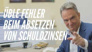 Häufige Finanzierungsfehler bei Vermietungsobjekten und Fehler beim Absetzen von Schuldzinsen [upl. by Schaaff]