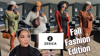 AMAZON FALL FASHION HAUL amp TRY ON 2022  Featuring ZESICA [upl. by Aicilak]