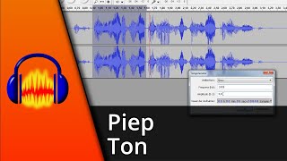 Piep Ton in Audacity erzeugen  Schimpfwörter auspiepen ✅ Tutorial [upl. by Tigdirb]