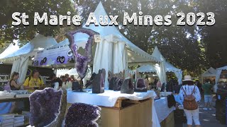 St Marie Aux Mines Mineral and Gem Show 2023 [upl. by Yenhoj]