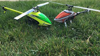 OMP Hobby M2 EXP vs Blade Fusion 180 Smart Bench Review And Flight [upl. by Lesh]