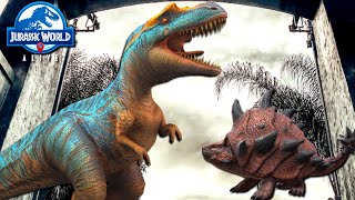 Gorgosaurus makes quick work of Ankylodicurus  Jurassic World Alive [upl. by Ative]