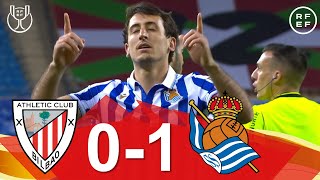 RESUMEN  Athletic Club 01 Real Sociedad Final Copa de SM el Rey 20192020 [upl. by Adnarahs]