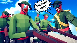 EL SOLDADO TIMY VA A LA GUERRA  TOTALLY ACCURATE BATTLE SIMULATOR [upl. by Inod676]