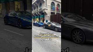 James Bond Aston Martin Meeting in Istanbul jamesbond karaköy galataport istanbul اسطنبول [upl. by Kesley]