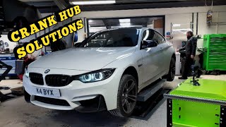 Installing the Crank Hub Capture Plate to my Stage 1 BMW M4 [upl. by Moulden]