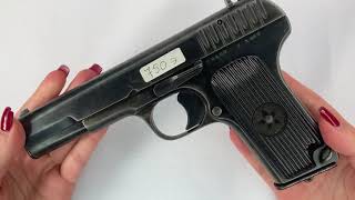 Tokarev TT 33 Pistol review 1938 semiautomatic 762x25 mm [upl. by Cardon]