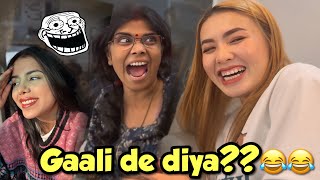 Indian Mom teaching Hindi to a thai 🇹🇭 girl😂 [upl. by Delores]