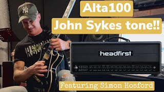 Alta100 John Sykes tone Featuring Simon Hosford [upl. by Litch]