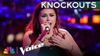 Olivia Minogues Haunting Version of Evanescences quotBring Me to Lifequot  The Voice Knockouts  NBC [upl. by Joris]