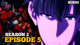 Solo Leveling Season 2 Episode 5  Hindi Dub [upl. by Bergstein]