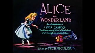 Opening amp Closing to Alice in Wonderland 1982 VHS Walt Disney Home Video [upl. by Sel]