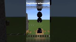 Logicless minecraftminecraft mcpe shorts gaming [upl. by Bogey]