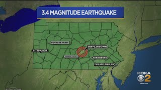 Earthquake Recorded In Central Pennsylvania [upl. by Johm]