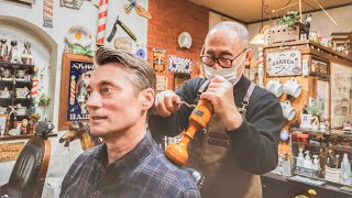 💈 Ready To Relax With Mr Lee’s Haircut At The Remodeled 성우이용원 Seongu Barbershop  Seoul [upl. by Landre]