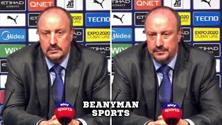 Man City 30 Everton  Rafa Benitez  Full Post Match Press Conference  Premier League [upl. by Wilen635]