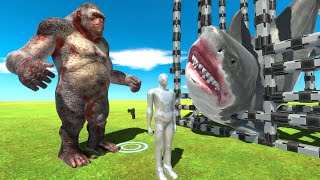 FPS Avatar Rescue Aquatics with Goro the Giant  Animal Revolt Battle Simulator [upl. by Kate]