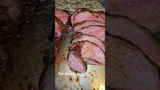 Smoked Tr Tip on Pitboss Lexington Pellet smoker Delicious [upl. by Cynthia]