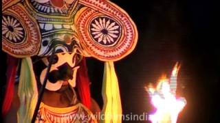 The 10day annual Padayani festival at Kerala [upl. by Ivon]