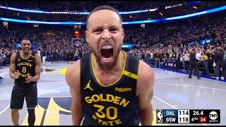 Stephen Curry Gets Revenge On Klay Thompson After Shimmy Taunt In Return Warriors vs Mavericks [upl. by Tidwell522]