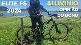 CALOI ELITE FS ALUMÍNIO  SRAM 12V ROCK SHOX REBA [upl. by Arytal545]