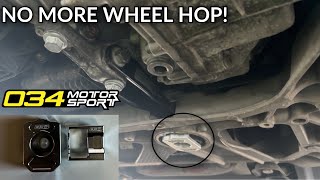 034 Motorsport Dogbone Inserts For Audi  VW ELIMINATE Wheel Hop [upl. by Ramey]