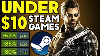 AWESOME STEAM PC GAME DEALS UNDER 10  SUPER CHEAP STEAM GAMES [upl. by Errol904]