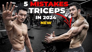 5 Biggest TRICEP MISTAKES in 2024  ट्राइसेप्स की 5 सबसे खतरनाक गलतियां [upl. by Nyvets]