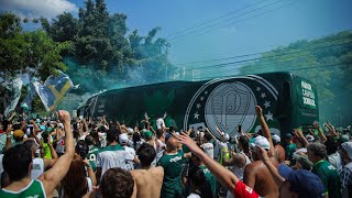 TORCIDA DO PALMEIRAS FAZ FESTA ABSURDA ANTES DE FINAL CONTRA O FLUMINENSE  CORREDOR ALVIVERDE [upl. by Raimes490]