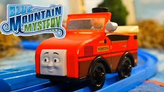 Tomy Trackmaster Blue Mountain Mystery Thomas Meets Winston [upl. by Simson]