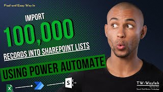 How to Import a Large Excel Dataset into SharePoint Using Power Automate [upl. by Riem636]