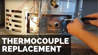 Thermocouple Replacement on a Water Heater [upl. by Yanaton932]