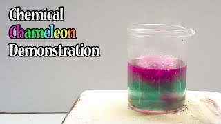 Chemical Chameleon Demonstration with NaOH KMnO4 and Sucrose [upl. by Sidonia]